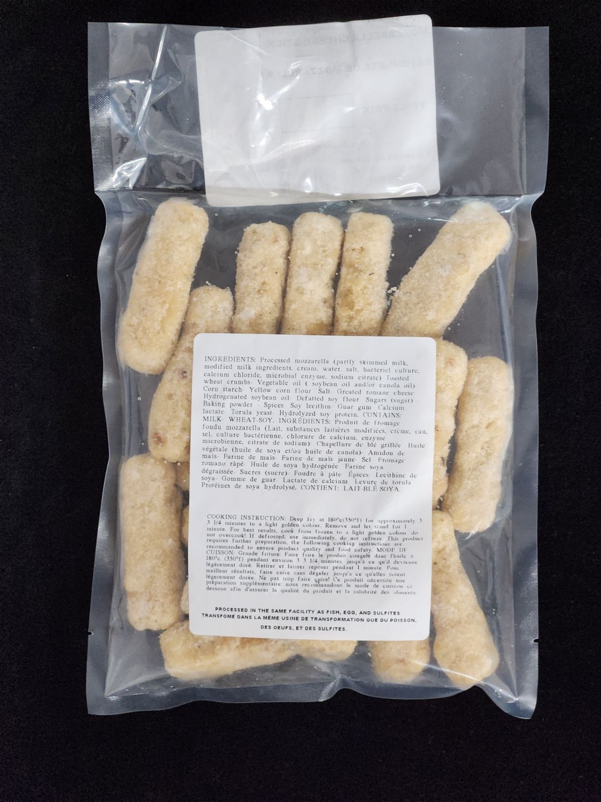 Bâtonnet de Mozzarella / Mozzarella Cheese Stick - 454 g