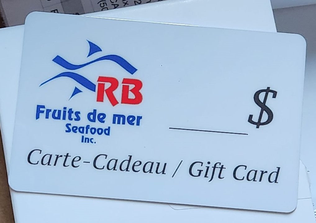 Carte-Cadeaux RB Fruits de Mer