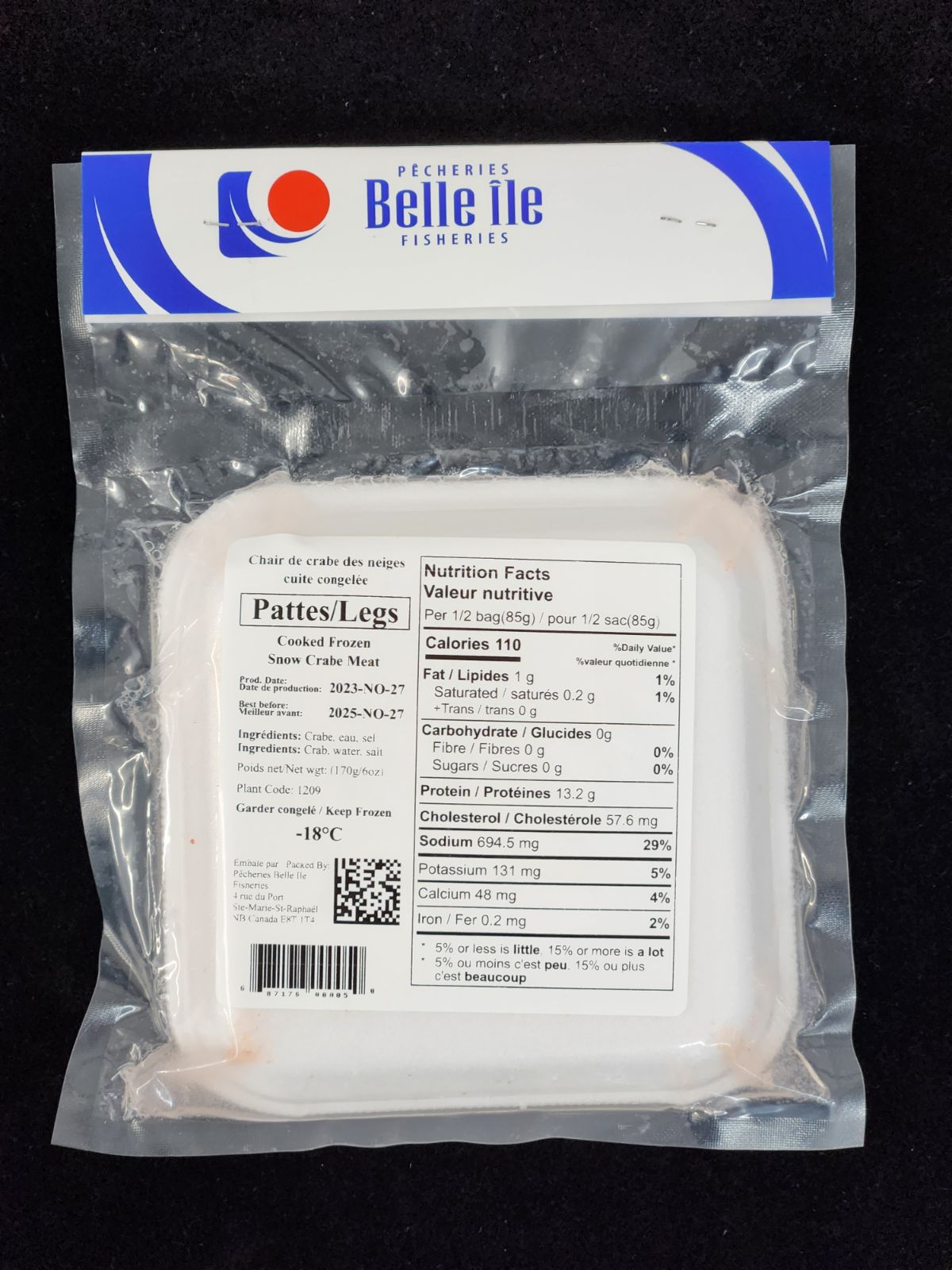 C-GEM - Chair de crabe des neiges - Pattes / Snow Crab Meat - Legs - 6 oz