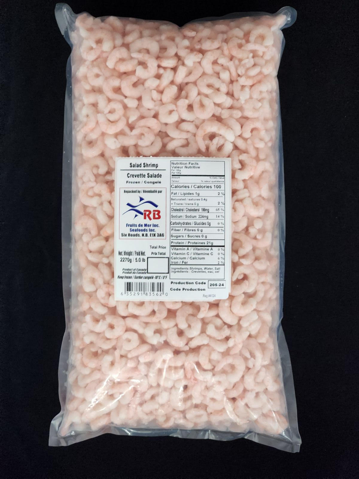 Crevette Salade du Canada (300-500) - 5 lb