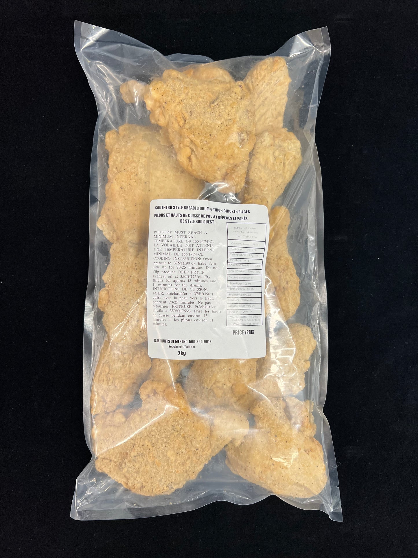 Southern Style Breaded Drum & Thigh Chicken Pieces - 2 kg