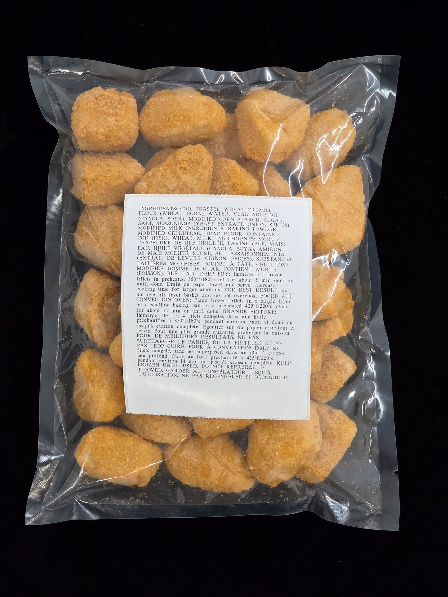 Pépites de morue panées - 908g/2lbs