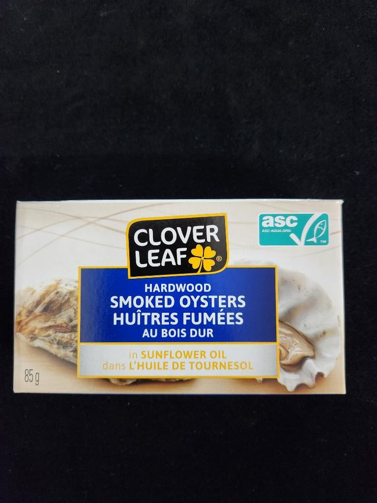 Clover Leaf Smoked Oyster 85g Ronald Boudreau