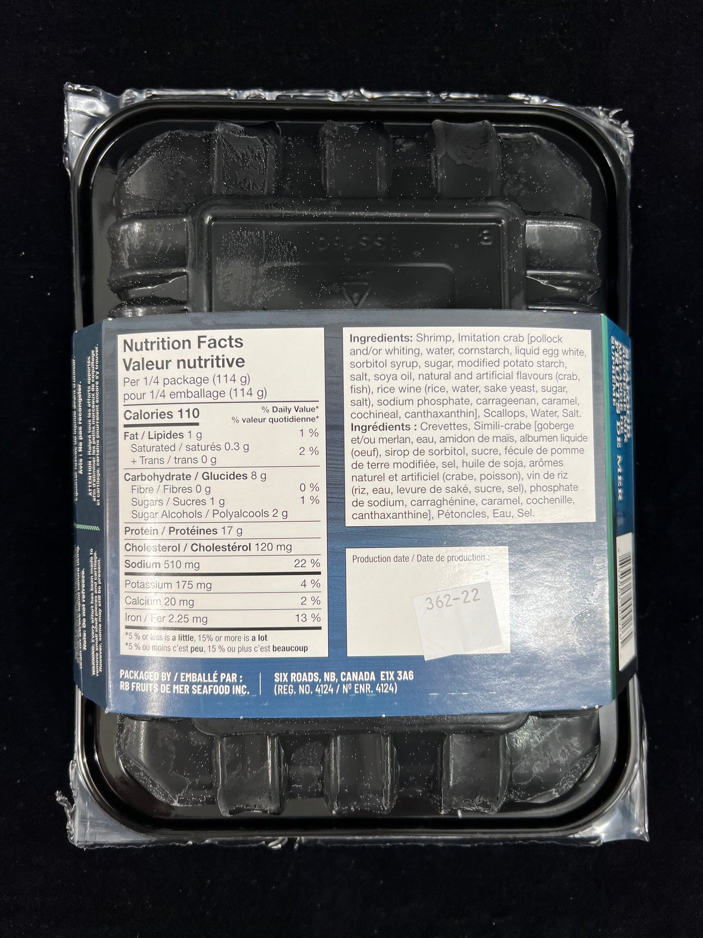 Mélange de fruits de mer suprême / Seafood Supreme Mix - 454g