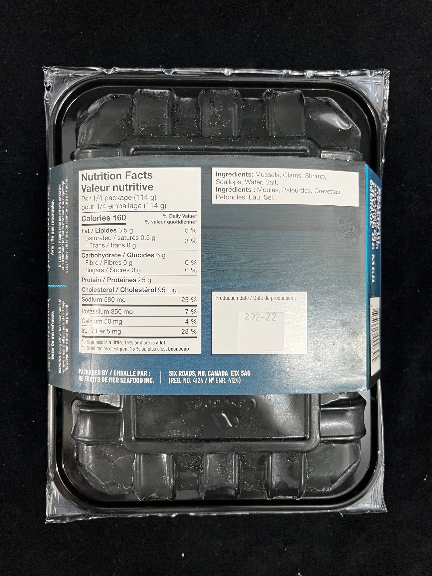 Mélange de fruits de mer cocktail/ Seafood Cocktail Mix - 454g