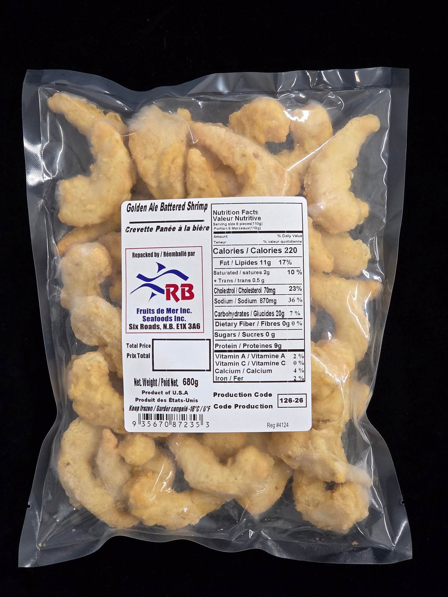 Beer-Battered Shrimp - 680g