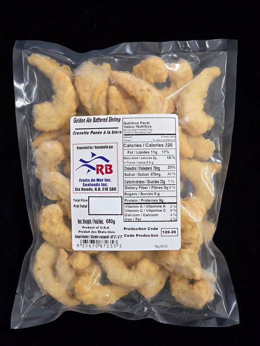 Crevettes panées à la bière - 680g