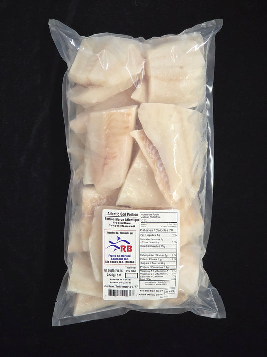 Portion Morue Atlantic - 5 lbs