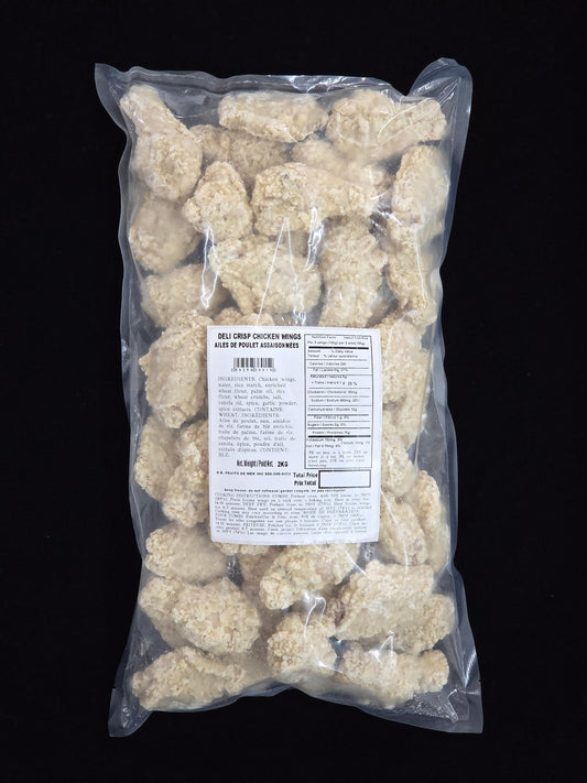 DELI CRISP - Ailes de poulet panées - 2kg