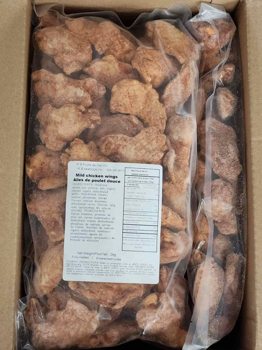 Ailes de poulet douce / Mild Chicken Wings - Boite (4 x 2kg)