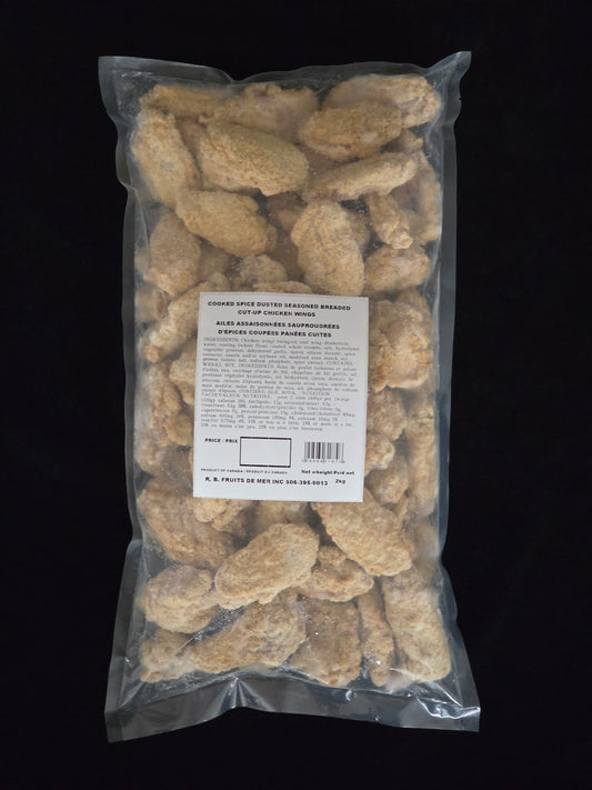 NATURE - Ailes de poulet panées- 2kg