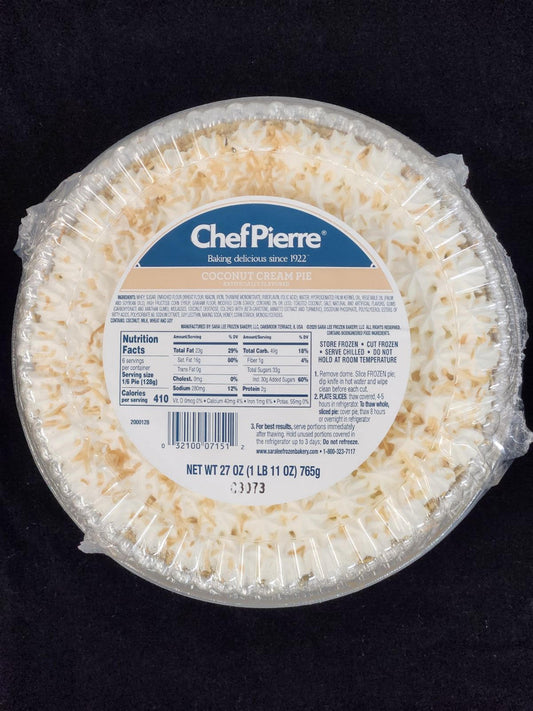 Chef Pierre / Coconut Cream Pie - 765g