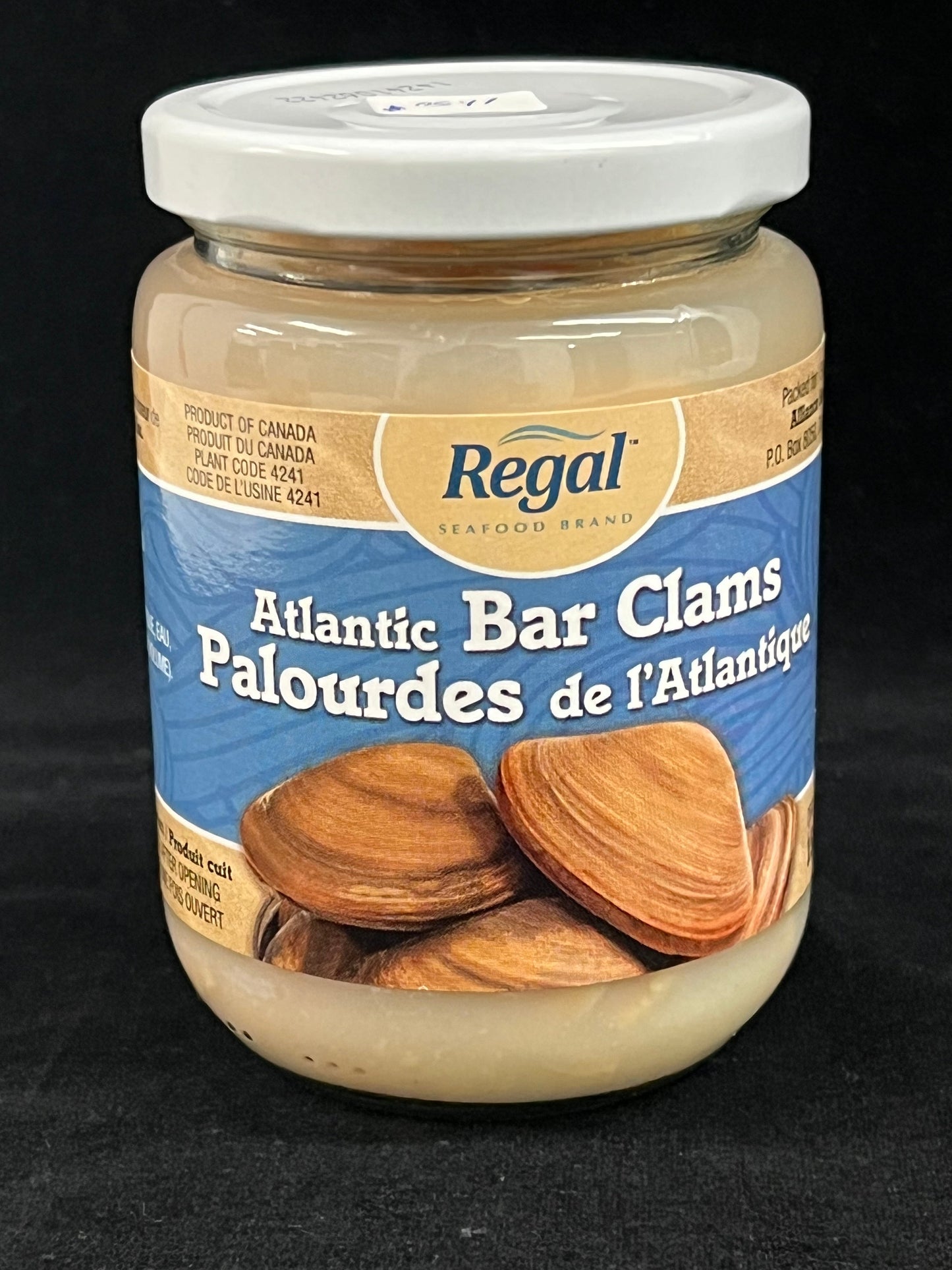 Regal Seafood Brand - Atlantic Clams / Artic Bar Clams - Box of 12