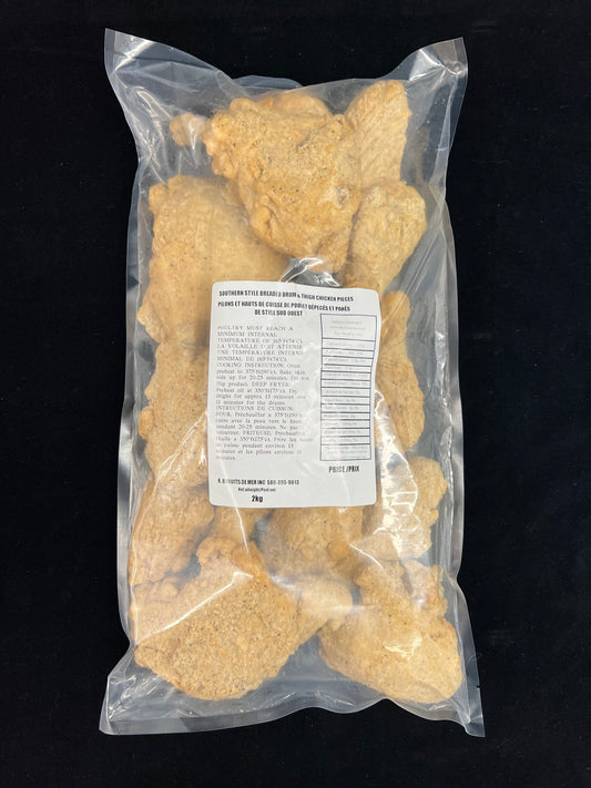 Southern Style Breaded Drum &amp; Thigh Chicken Pieces - 2 kg