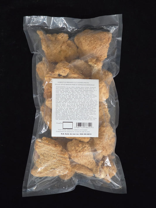 Poulet Style maison pané et dépecé en morceau - 2 kg