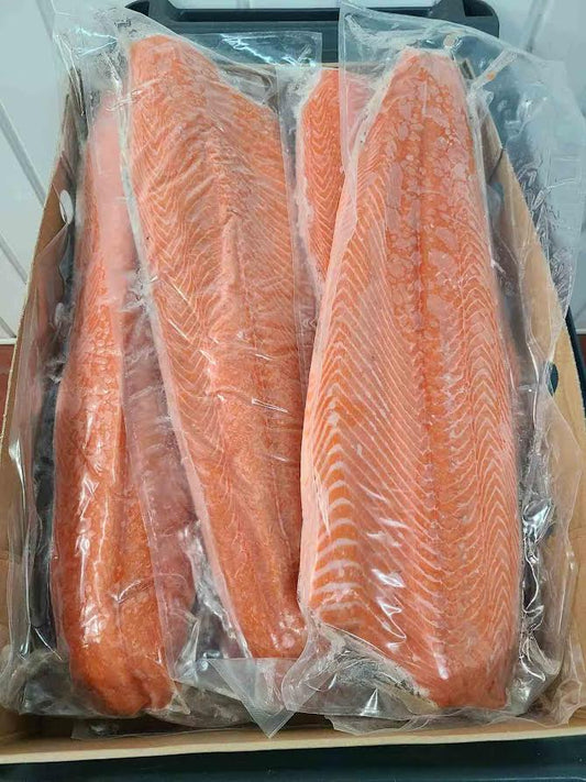 Filets Saumon de l'atlantique / Atlantic Salmon Filets - Boite 10 kg / 22 lb