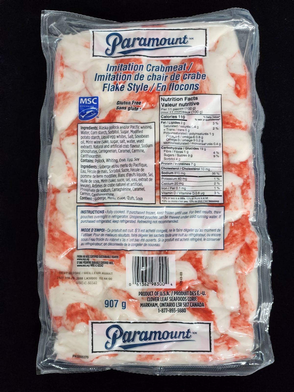 Simi Flakes Paramount - Imitation Crab Flakes - 907g – Ronald Boudreau