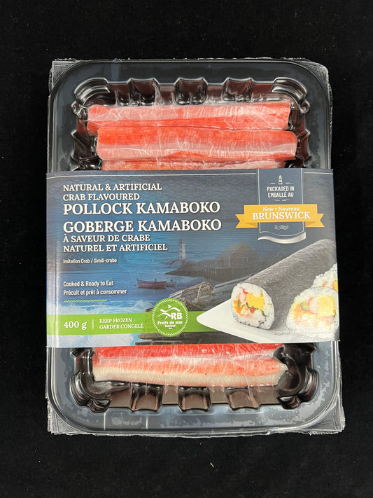 Goberge Kamaboko (Simili-crabe) / Pollock Kamaboko  (Imitation Crab) - 400g